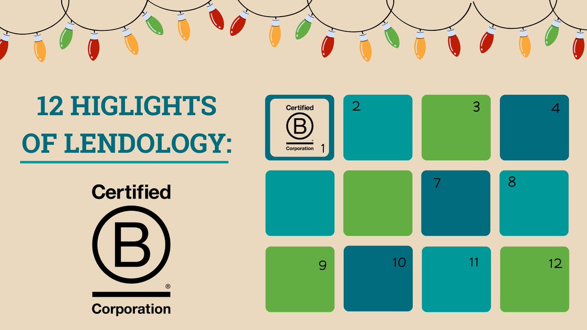 'Tis the season of giving, &amp; at Lendology, we're unwrapping the first of our 12 festive highlights! 🎁✨ 

In 2023, we earned our B Lab Certification, embracing high social and environmental standards as we spread joy &amp; reduce our eco-footprint. 🏡✨ 

lendology.org.uk/blog/lendology…
