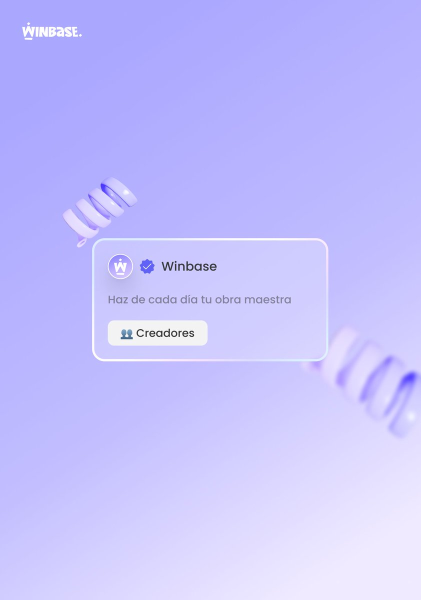 No tengas miedo  

Comienza a crear

#NFTCommunity #Winbase