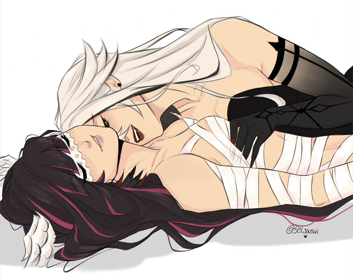 the sillies are back!! #arlebina #Arlecchino #Columbina #GenshinImpact