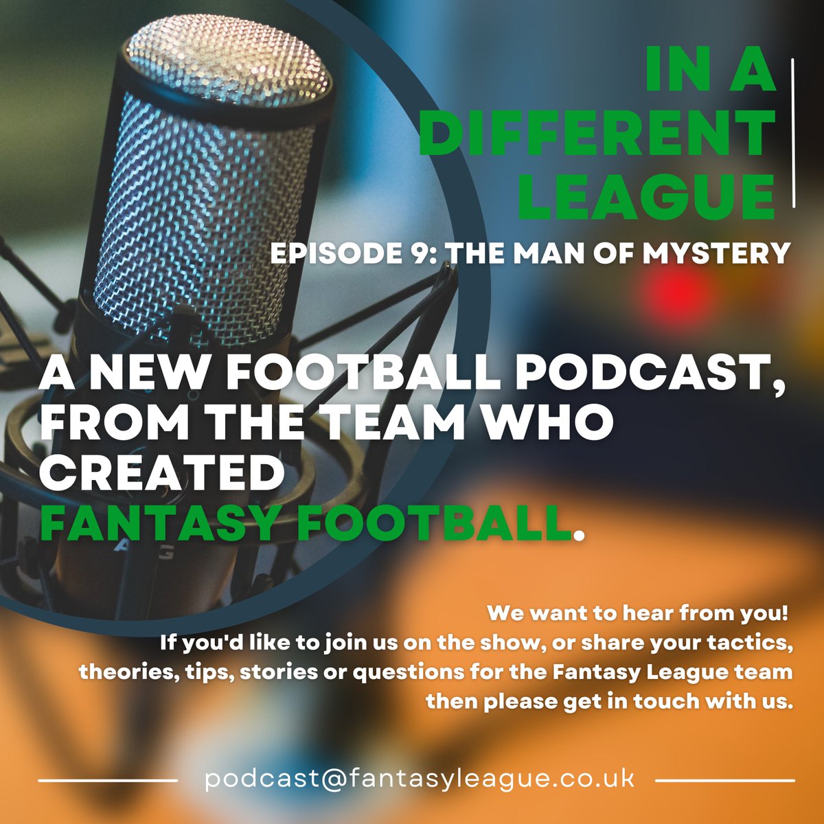 FantasyLeague's tweet photo. Episode 9 of the #InADifferentLeague pod is out.🪇
@cjpeilow  and @jessyjph are back. Chris rants about Chelsea😠 we also talk to Barry Eyre, whose league includes a high ranking football exec! We talk Transfers, a fixture look ahead and Goalkeepers. 🥅https://t.co/YLjxatM3FH https://t.co/SMUqQqKsEL
