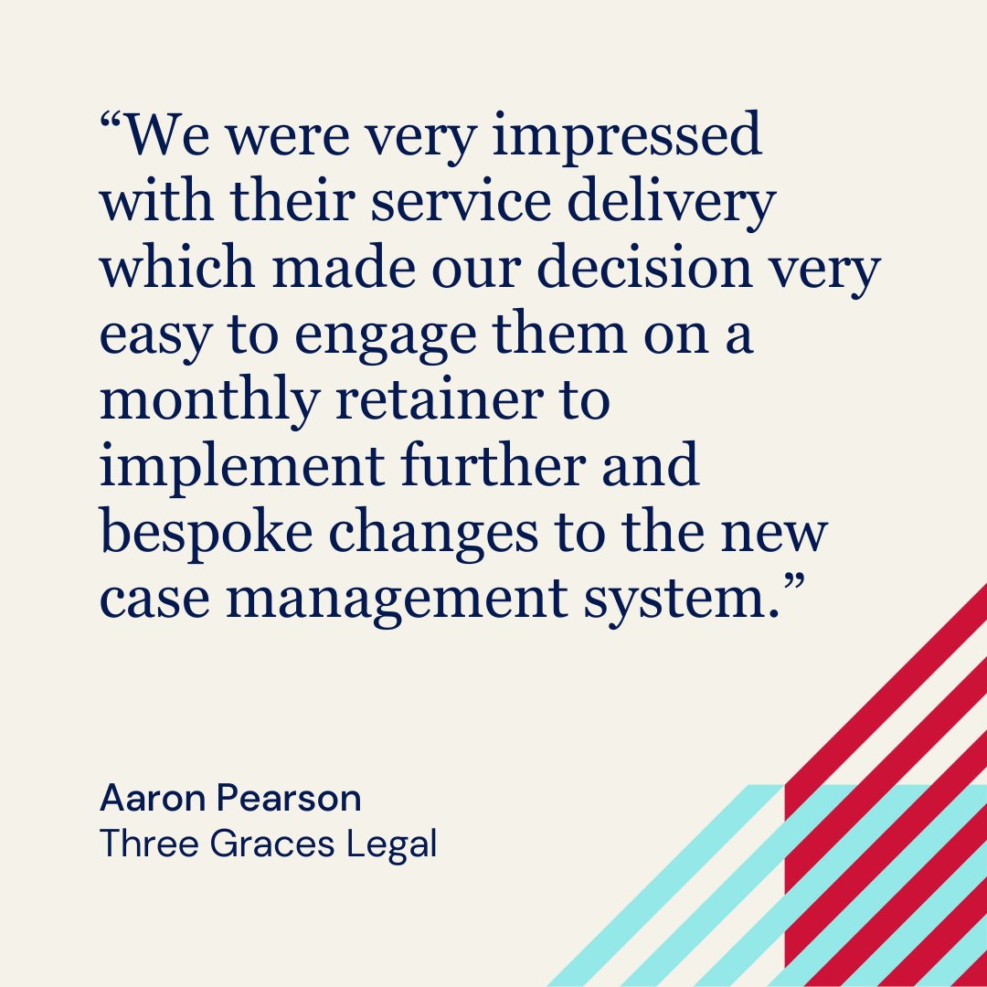 weareintegrate's tweet photo. 🗣️ When Our Clients Speak, We Take Note!

We're dedicated to tailoring solutions to precisely match your unique needs. We're thrilled to share feedback from Aaron Pearson at Three Graces Legal, who engaged #Integrate to facilitate their transition to a new #casemanagementsystem. https://t.co/9heoE9kARp