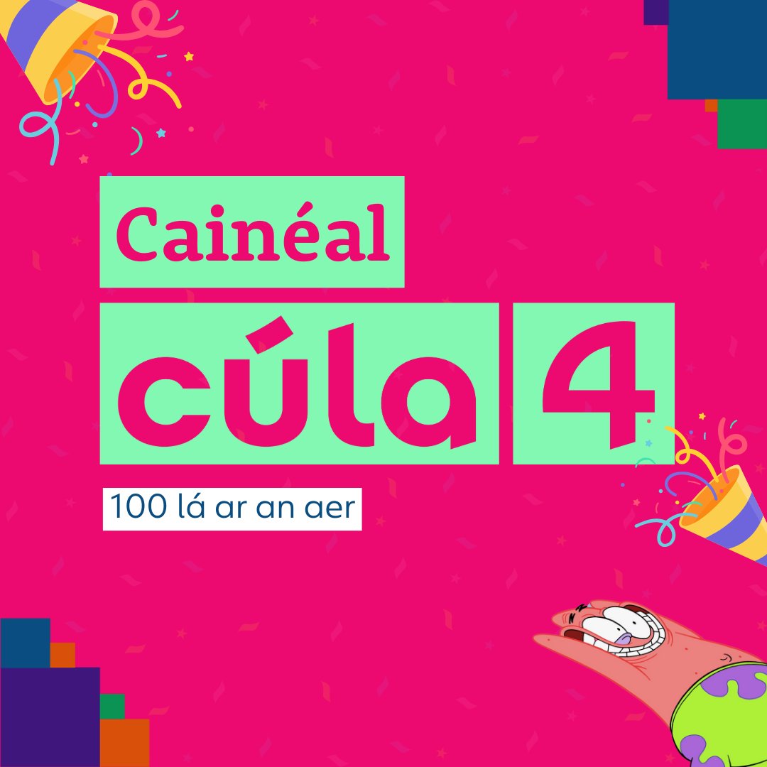 Cula4_TG4's tweet photo. 100 lá 🥳🥳

@TG4TV https://t.co/lw68Y0zK8Z