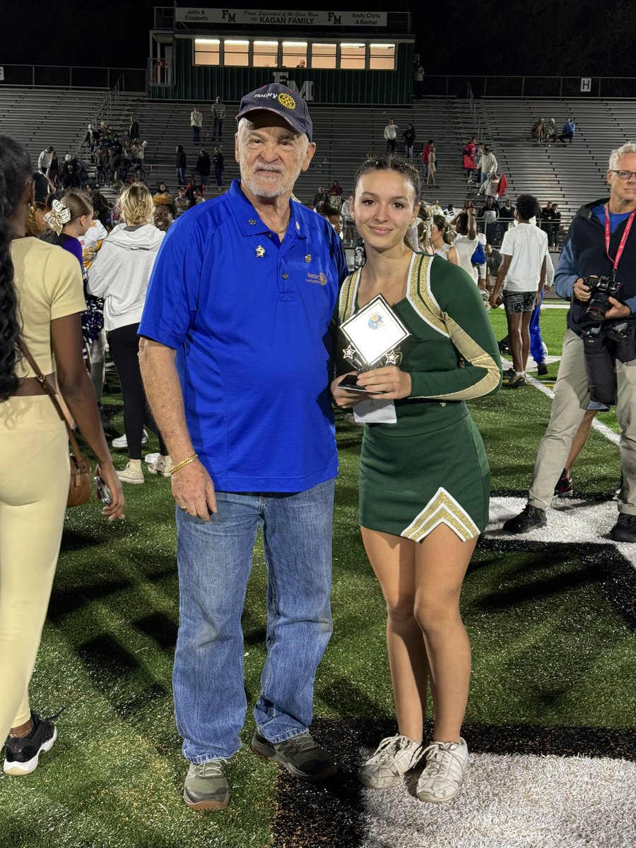 ICHS_AD's tweet photo. CONGRATULATIONS Ava on being named  the cheer MVP the at Rotary South All-Star game.  Thank you for being a great leader in the classroom and in athletics for @ichighschool https://t.co/fwigDmpCEU