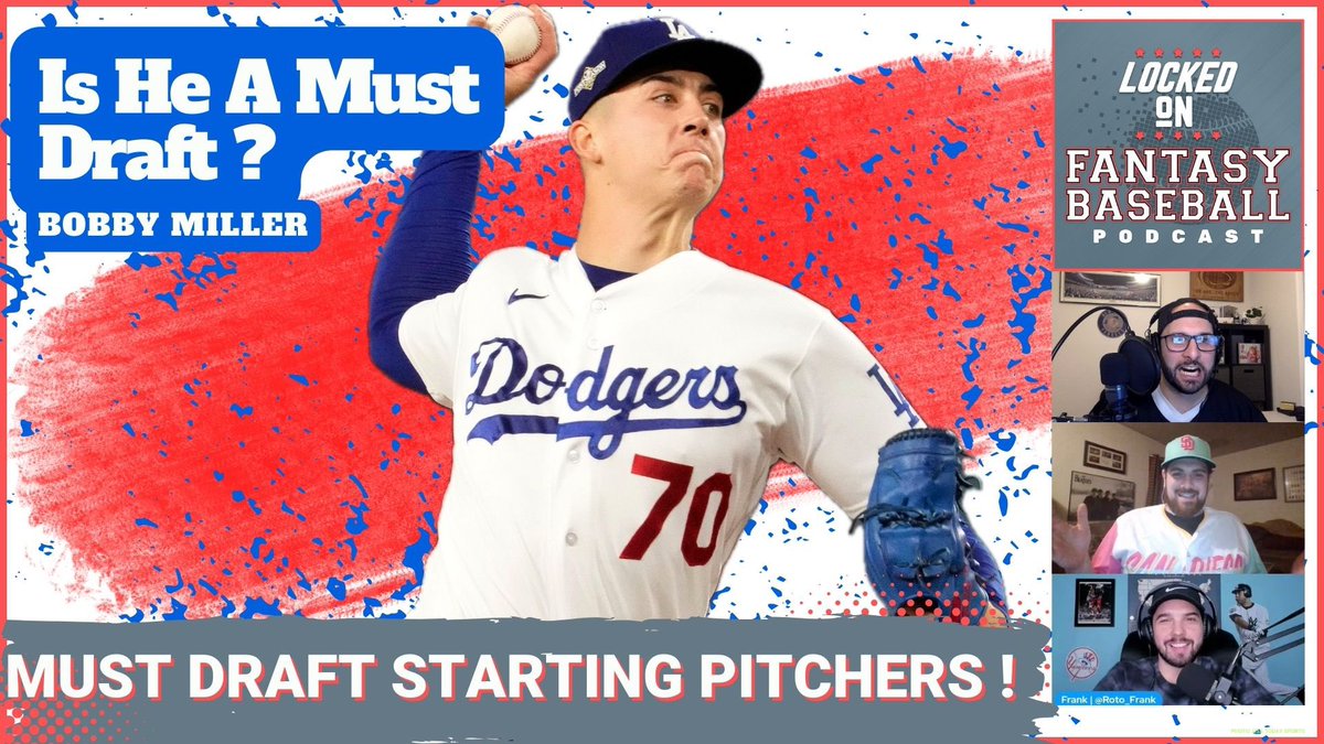 Matthew_Ahne's tweet photo. LOFB Presents MUST DRAFT Starting Pitchers Featuring Frank Stampfl
⚾️ Frank’s Stampfl (@Roto_Frank ) Must Drafts
⚾️ Matt’s Must Drafts
⚾️ Dom’S Must Drafts
.
.
.
YouTube
https://t.co/6dFJBOucUi
Audiohttps://buff.ly/3RhXapc
#FantasyBaseball #baseball #MLB #mustdraft https://t.co/NsTV6MSFyT