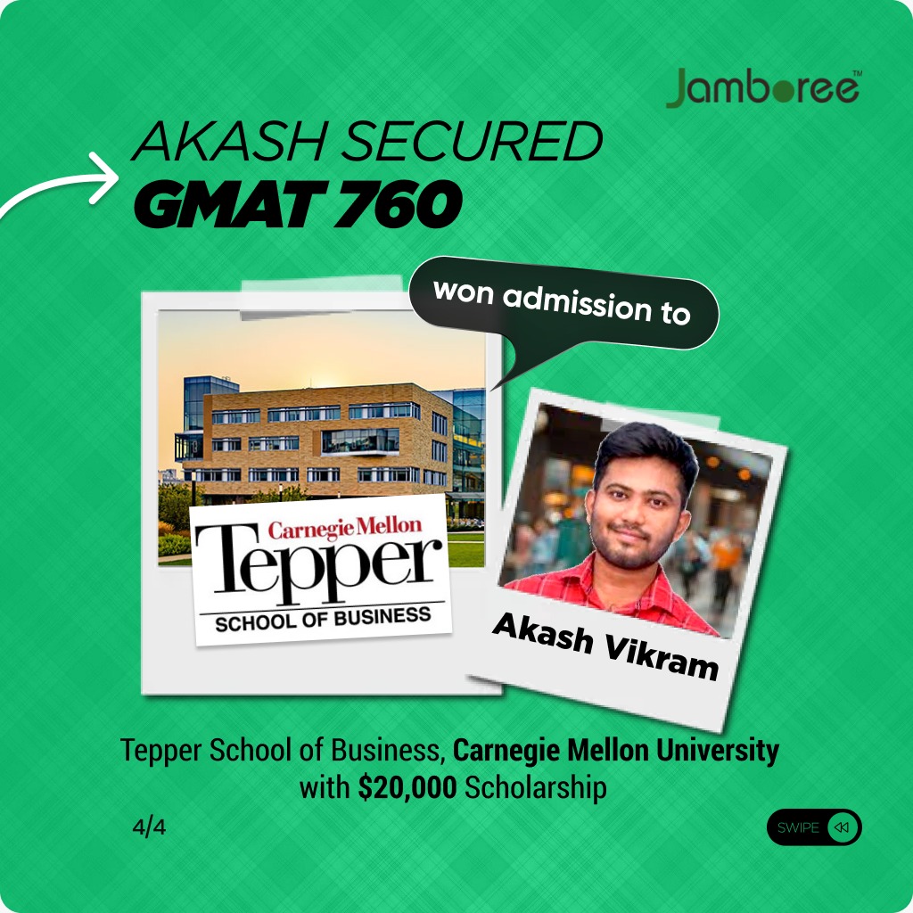 Witness the inspiring journey of Akash turning his ambition into achievement. 🌟 

#jamboree #studyabroad #studyoverseas #studyinuk #studyinusa #proud #cornegie #tepperschoolofbusiness #usa #SuccessStory #Inspiration #achievementunlocked