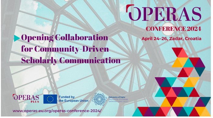 Marina_Angelaki's tweet photo. Looks like we are going to #OPERAS2024 conference in #Zadar @S_Koukounidou
#paperaccepted #scholcomm #OpenScience https://t.co/B63xs397i4