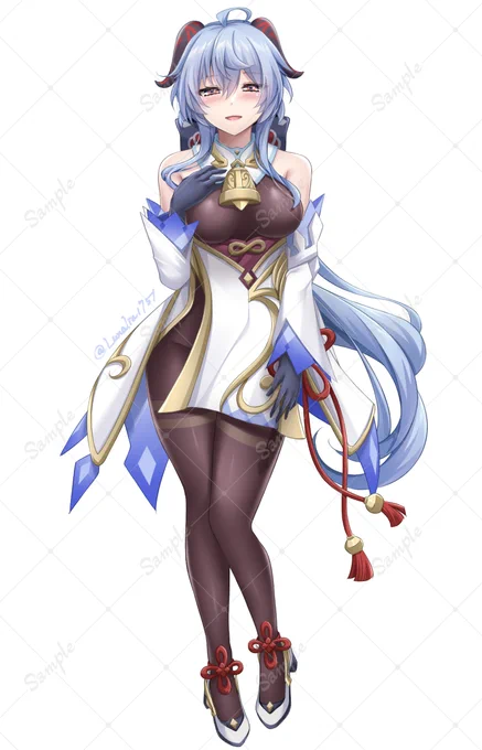 C103で頒布予定の甘雨ちゃんアクスタ