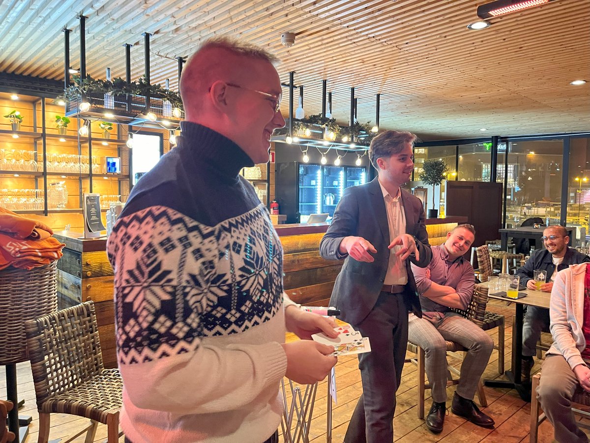 Our Christmas party was pure magic! Festive toasts &amp; delightful buffet dinner made for the night of celebration. The highlight? A mind-blowing performance by a magician! 🎉 Socializing, laughter, and unforgettable memories with our team. Thanks to all who joined us! 🎅🎁✨