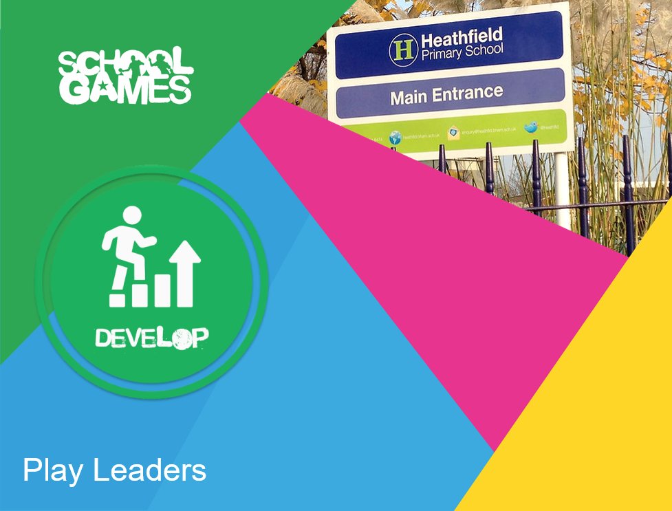 Great to be @heathfld today training some fantastic Play Leaders! We are looking forward to hearing about all the activities you will be delivering for your peers at lunchtime! <a href="/YourSchoolGames/">School Games</a>