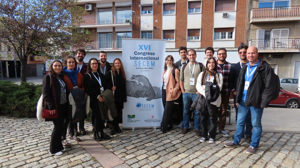 wildlife_unit's tweet photo. @wildlife_unit attended the XVI @SECEM_ International Congress, which took place  in Granollers 🇪🇸between 6-9 December. 
Keep up with the #Thread 🧶 to learn about the works presented by the WRU researchers! 🐗🐺🦠🐈

#XVICongresoSECEM https://t.co/oQsrVK9OEe
