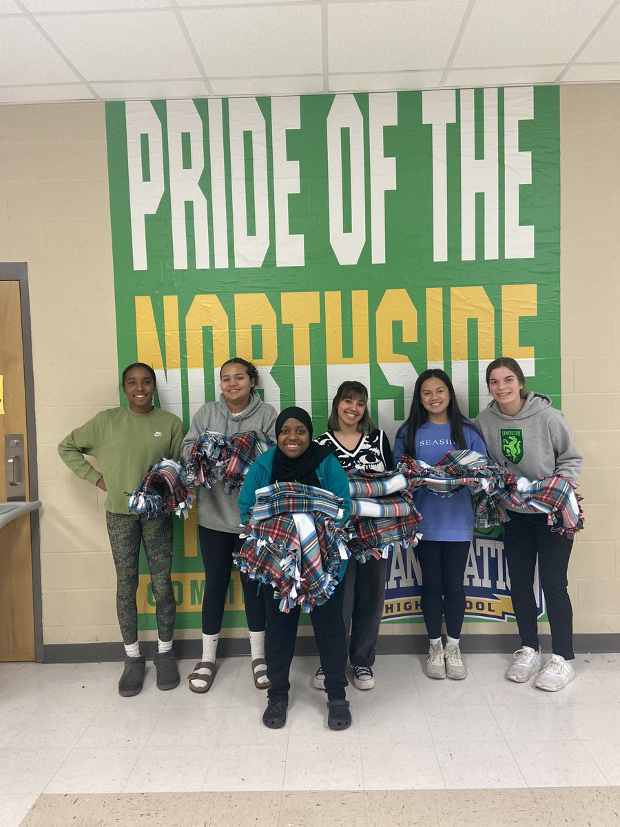 Proud of these <a href="/BSHSacademies/">Academies of BSHS</a> student athletes who made blankets for the <a href="/LexHumane/">Lex Humane Society</a>. Way to go Girls Soccer! <a href="/BSHSATHLETICS1/">BryanStationAthletics</a> <a href="/UK_Eagles/">Eric Hale</a>  <a href="/RileyHStinson/">Riley Stinson</a> <a href="/cate_vanmeter/">cate</a>