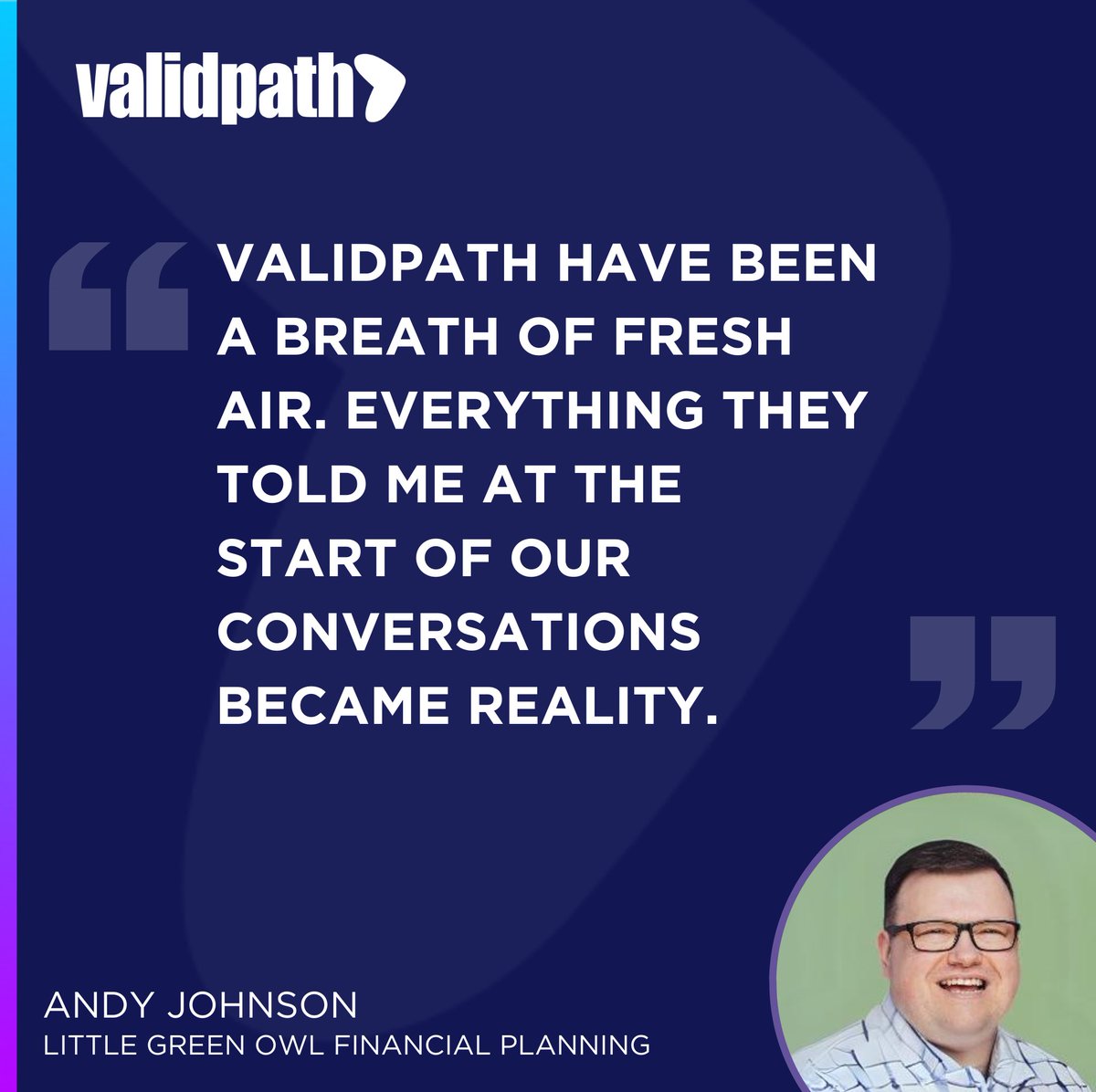 ValidPath's tweet image. Thinking about switching networks? Hear first-hand about what it’s like to be a Member of the ValidPath network. 

Get in touch at validpath.co.uk/join-us/ to learn more about ValidPath and how we can support you.

#IndependenceisEverything #ValidPathCommunity