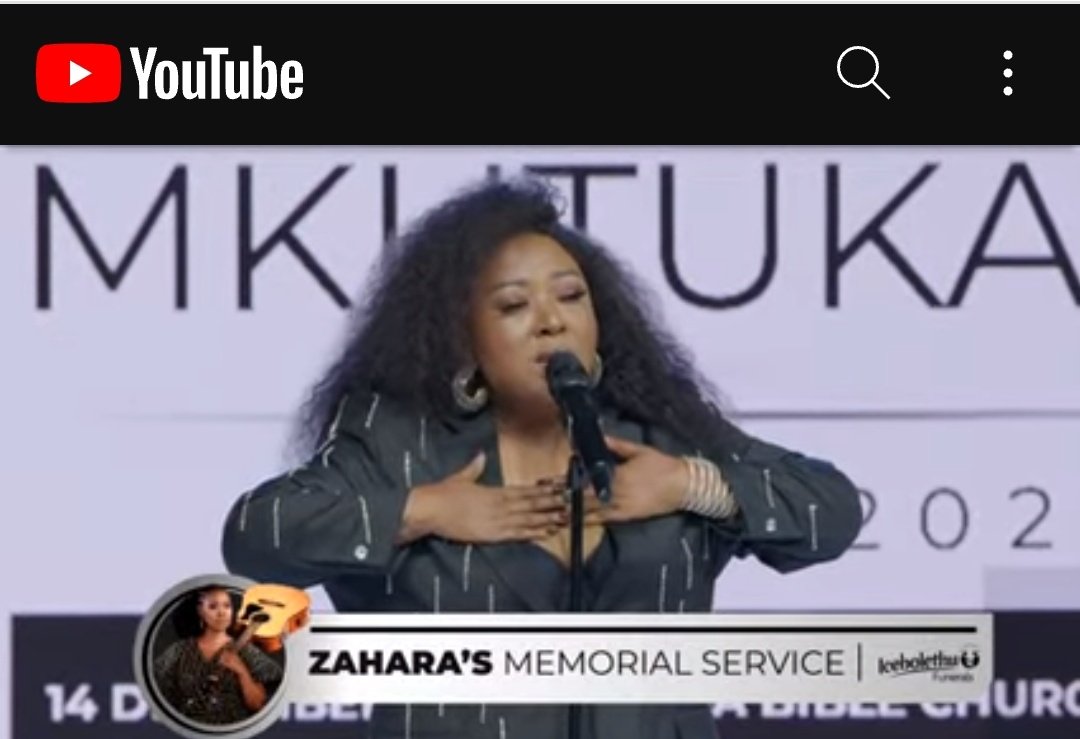 UNtlatywa's tweet photo. Brenda Mtambo' voice evokes something I can't articulate in words.
What a gift n a queen, especially on Live performances👌👏🤞💜👸💜
Zahara #RIPZahara #Zaharamemorialservice https://t.co/iH2tcp8yCx