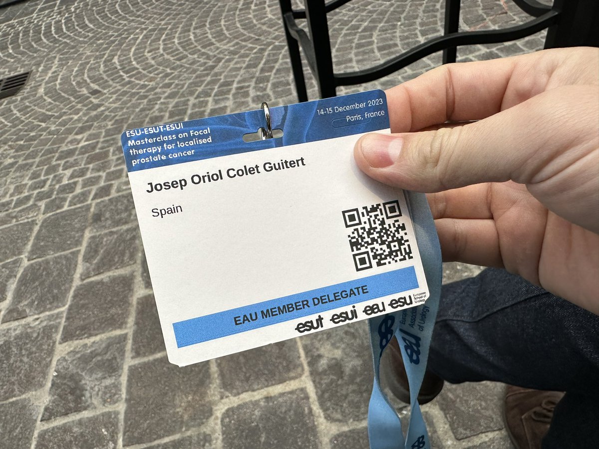 Masterclass on focal therapy for prostate cancer about to start. Very excited to learn about new treatment options for our patients! <a href="/Uroweb/">European Association of Urology (EAU)</a>