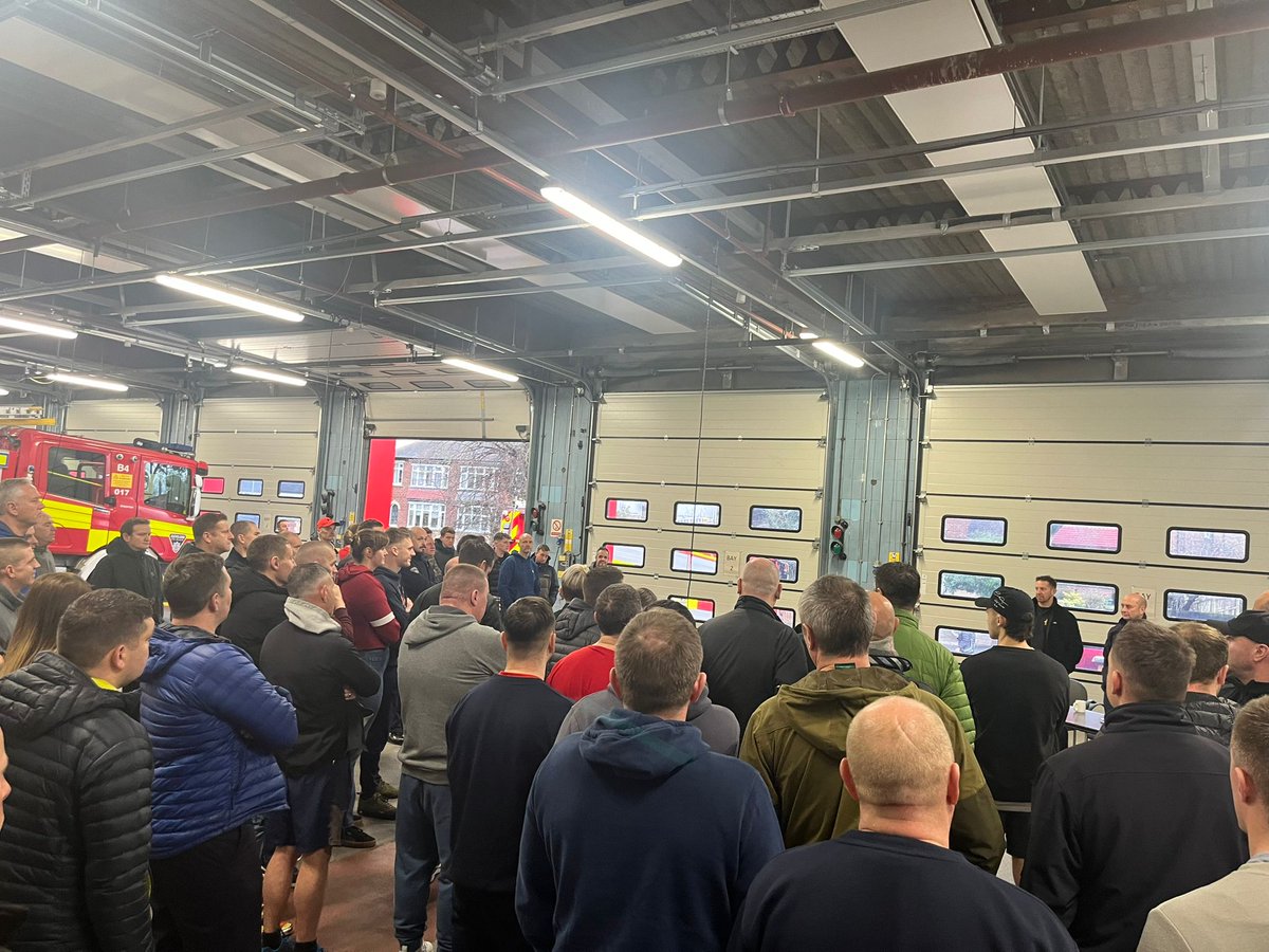 karl_wager's tweet photo. This Is what a @fbunational meeting is all about. 
Engaged members getting involved in shaping their future and discussing their profession. 

It's an honour for me and @woggastweet to lead @FBUCleveland 

Educate, Agitate, Organise 

#StrongerTogether #UnitedWeWin
@fburegion3 https://t.co/dh8yEBT2fp