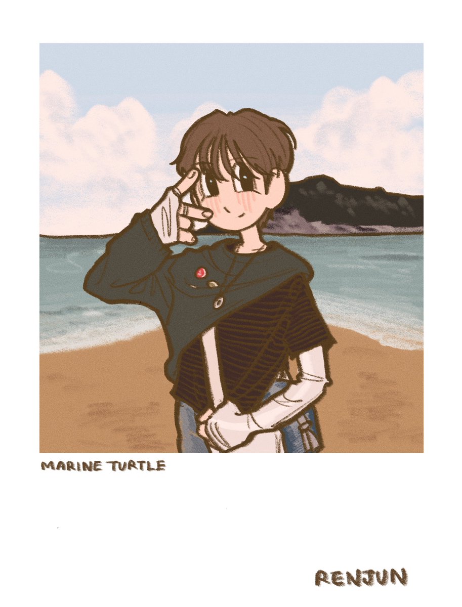 바빠서 못그렷던 마린터틀 런쥔..이제라도 얼른🥹