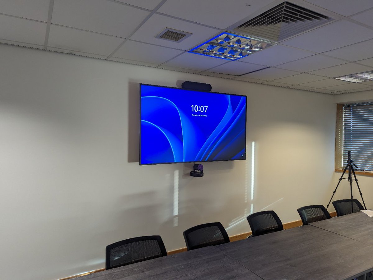 it_exact's tweet photo. A selection of meeting room installations that we carried out today. These consisted of Ilyama Professional Displays in both  65" and 75" Models. One of the meeting rooms had a Logitech Rally Conference system / Camera / Mic / Soundbar. @iiyamaCo @Logitech https://t.co/R6HnqhdsEe