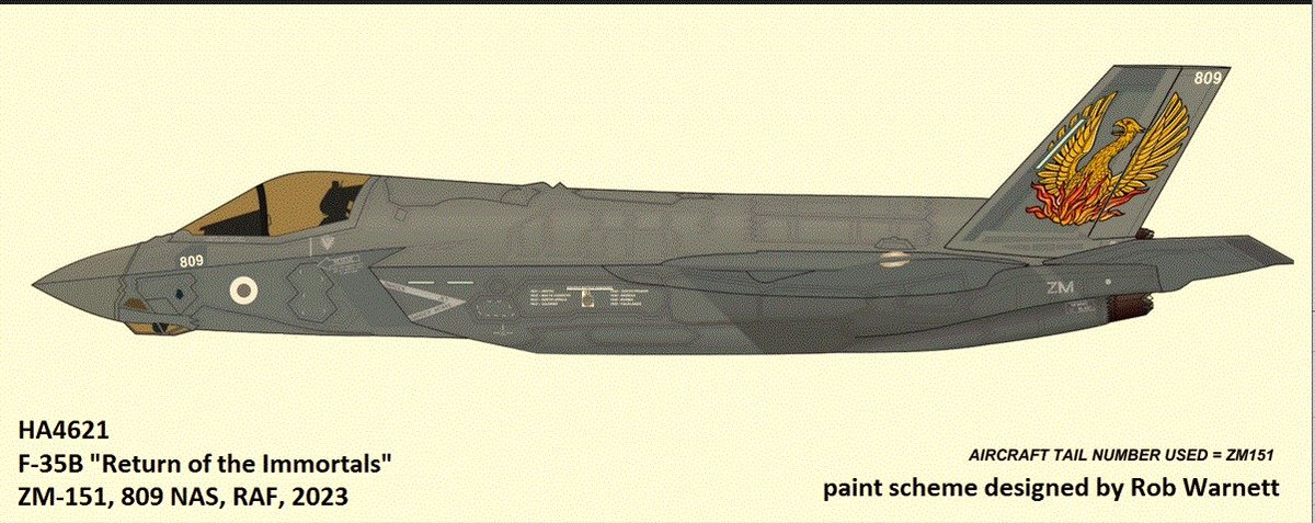 Hobby Master and Tiger hobbies continue to follow the entry into service of the UK Lightning Force F-35Bs with the 2nd operational Squadron for F-35B to stand up. 809 Naval Air Squadron Fleet Air Arm Return of the Immortals. This will poss land May 2024.

tigerhobbies.co.uk/product/hobby-…