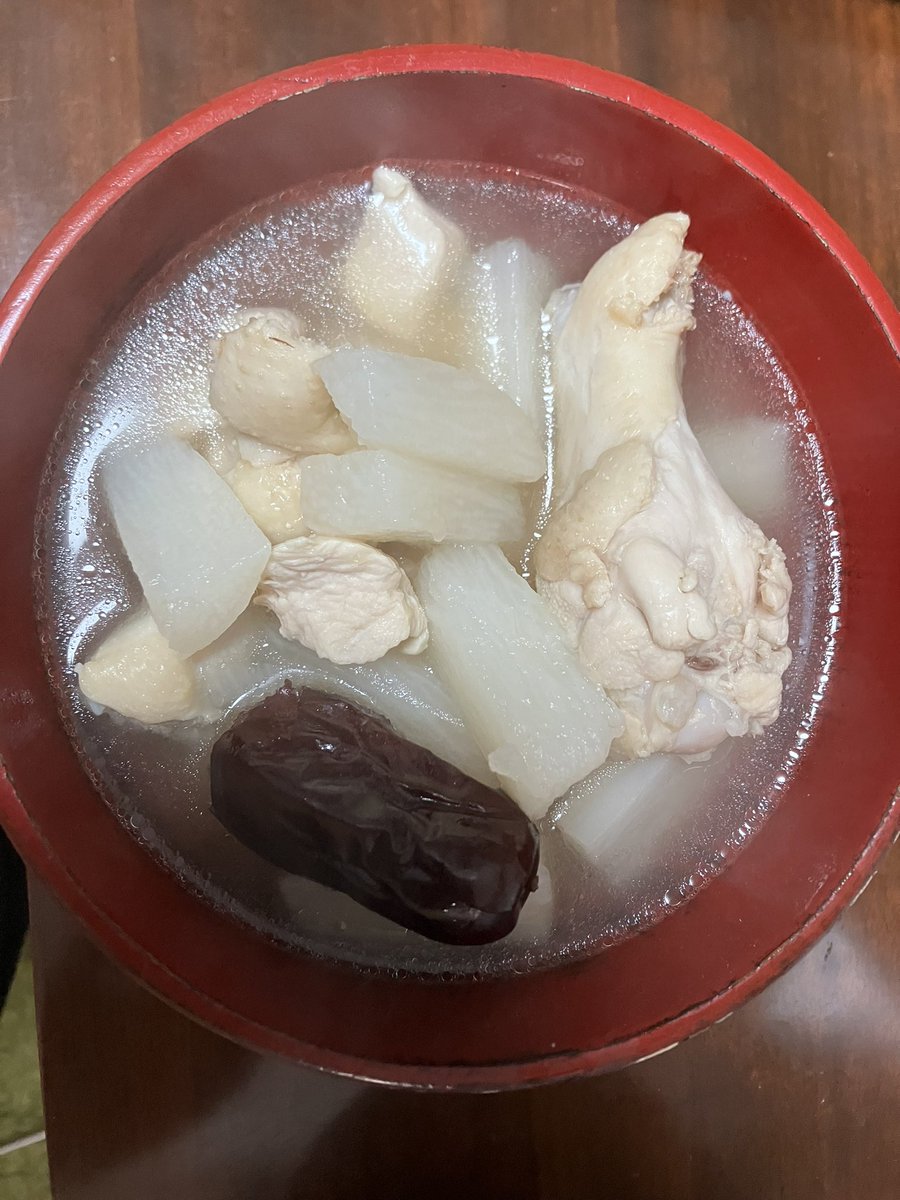 実は以前、実際に作ってみた‼️ 参鶏湯みたいな味だよ🐓  #仙獣喰らひて不老不死