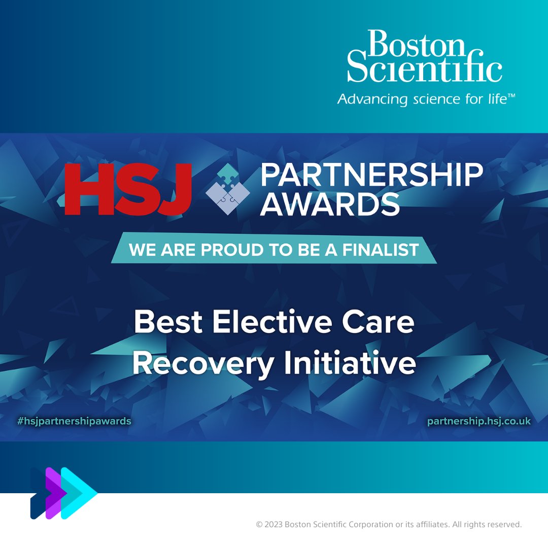Honoured to be shortlisted for ‘Best elective recovery initiative’ by the #HSJpartnershipawards.

Water Vapour Therapy helped Bradford Royal Infirmary  to catch up with backlogs to treat #BPH after the pandemic.

#BSCEMEA <a href="/HSJ_Awards/">HSJ Awards</a> <a href="/SJyoti_Urol/">Souro Jyoti Basu</a> @alistai86259668