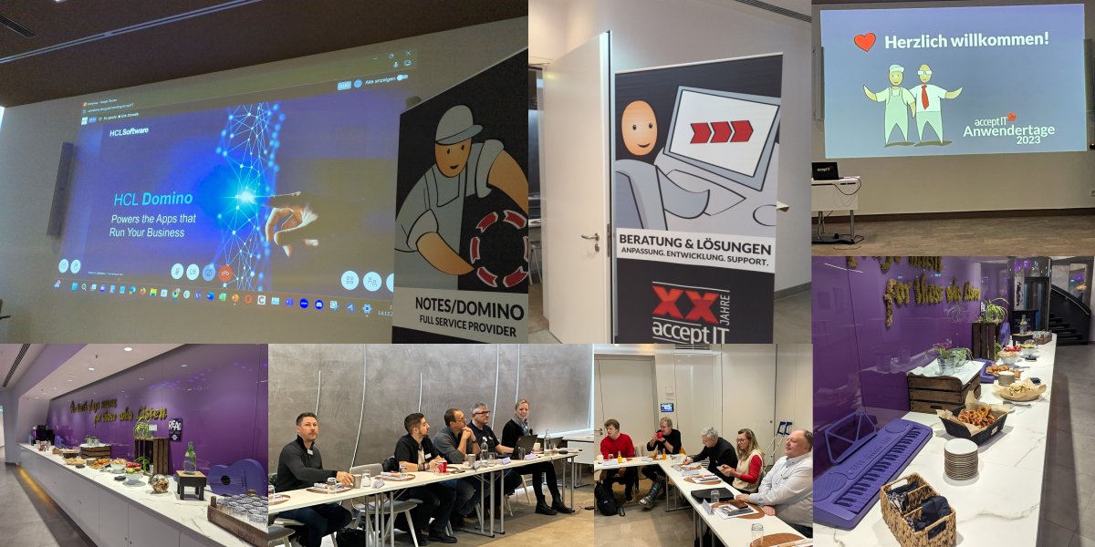 acceptIT Anwendertage, Tag 4 in Stuttgart.
Ein intensiver Tag mit viel Input rund um Notes/Domino. Stefan Lage (<a href="/slagePB/">Stefan Lage</a>), Claudia Pölkemann, Stefan Neth und Erik Schwalb (alle HCL) informieren unsere Kunden exklusiv. <a href="/HCLDigital/">HCL Digital Solutions</a> <a href="/HCLSoftware/">HCLSoftware</a> <a href="/HCLAmbassadors/">HCL Ambassadors Program</a> #dominoforever