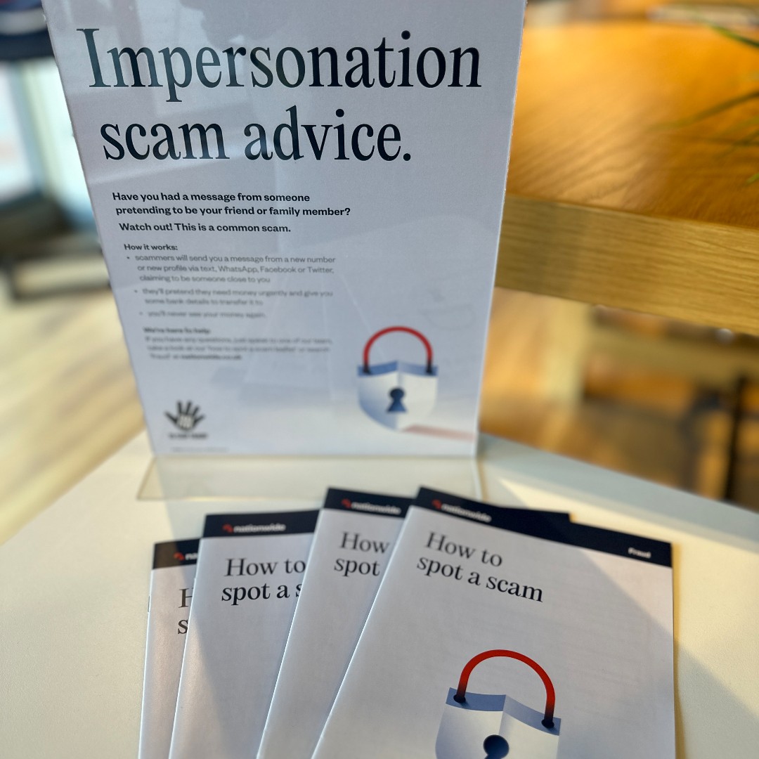 Stay clear from scammers and visit @AskNationwide for impersonation scam advice 👀