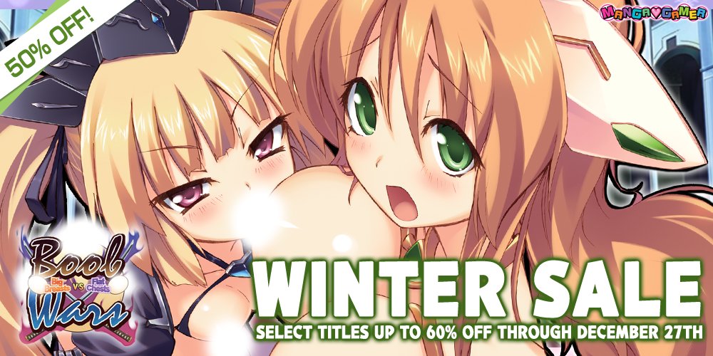Are you on team big breasts or flat chests?! Give your preferred faction an extra hand in Boob Wars - Big Breasts vs Flat Chests and save 50%! 💿Physical edition: mangagamer.com/r18/detail.php… 👑Digital: mangagamer.com/r18/detail.php…