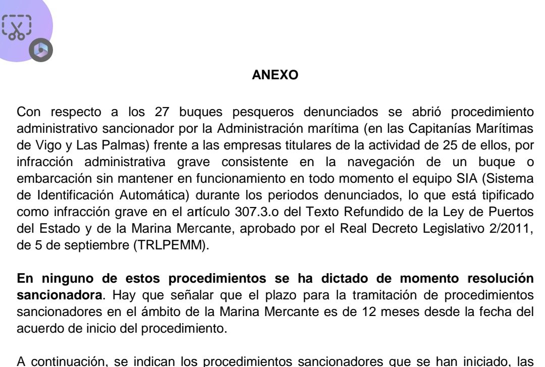 lopezvanderveen's tweet photo. @OceanaEurope @oceana @transportesgob @LuisPlanas @auroradeblasc How do you dare clickbait like this. This is incredibly manipulative.

Here is the text of the resolution, explicitly saying that NO SANCTION HAS BEEN ISSUED as the process still is ongoing.

Lie or just post truth?

@Oceans_Javier https://t.co/OGtbpPqu52