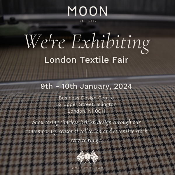 AbrahamMoonSons's tweet photo. Next year we will be exhibiting at London Textile Fair between the 9th and 10th of January.

Here we will be showcasing our seasonal collection and extensive stock service range, and look forward to all those who will be visiting us at the Business Design Centre in Islington. https://t.co/X5llvAoWER