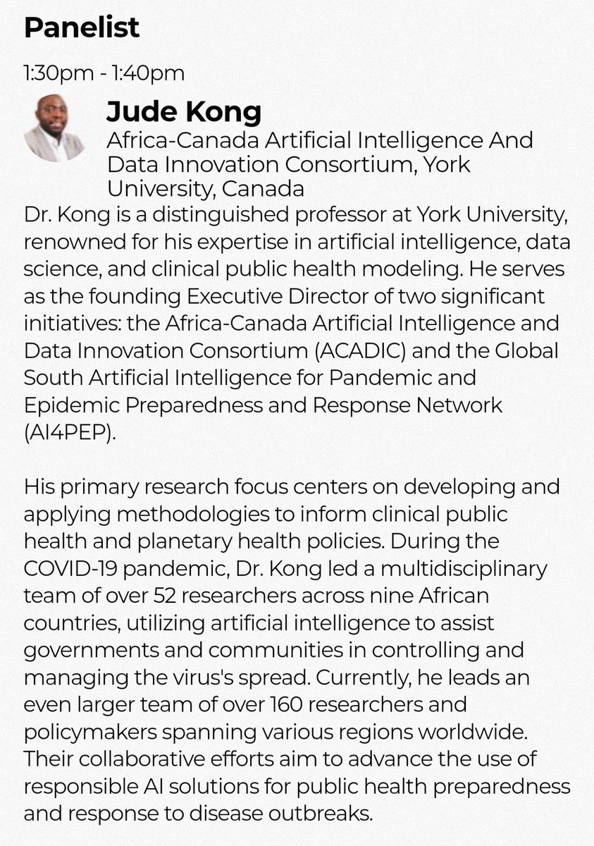 rene_sparks's tweet photo. #ASLM2023
Attending a special session regarding Transforming diagnostics: the role of #AI, robot technology & computer science.
Great session being co-convened by @paimadhu
Speaker panel includes:
@dzevela
#EmbracingLabChange
@ASLM_News @AfricaCDC @PEPFAR @YorkUniversity https://t.co/44KAWLgfm2