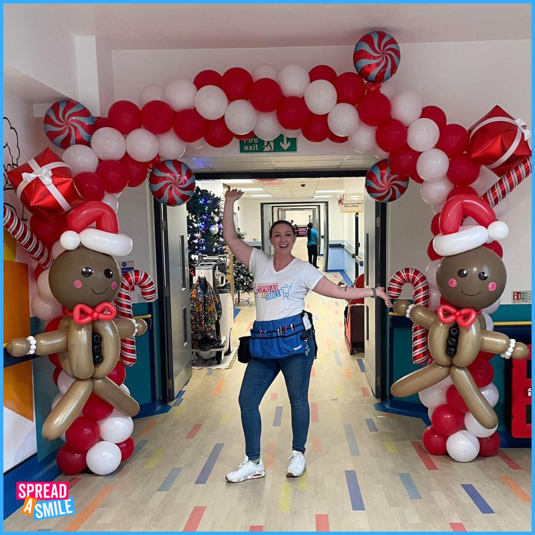 spreadasmileuk's tweet photo. Check out this amazing festive balloon arch we created for @KingsCollegeNHS
Our very talented balloon modeller, Louise has really done us proud with this incredible display which we hope will bring some festive cheer to families at the hospital.
#spreadasmile #balloonmodelling https://t.co/Proxzuxxd3
