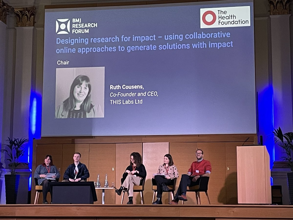 @MatthewHillsays and colleagues from @theQCommunity @HealthFdn @THIS_Institute THIS Labs Ltd reflecting on learning from using online collaborative approaches to engage and involve staff in quality improvement #bmjresearchforum @bmj_company