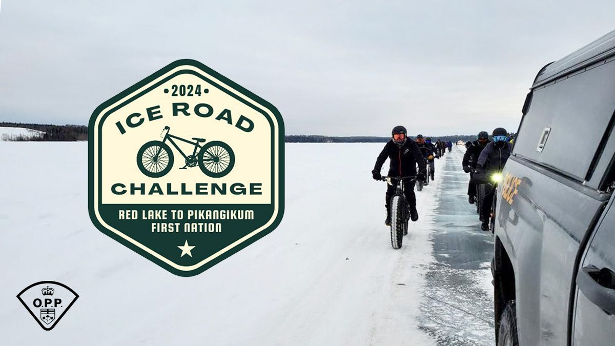 Seeking an EPIC experience? Join the #OPP cycling team January 25 to 28, 2024, as riders bundle up and settle in for a 110km fat bike ride from Red Lake to Pikangikum First Nation to raise money for youth cycling programs! 🚴‍♂️Register to ride at newhopecommunitybikes.com/iceroadchallen…