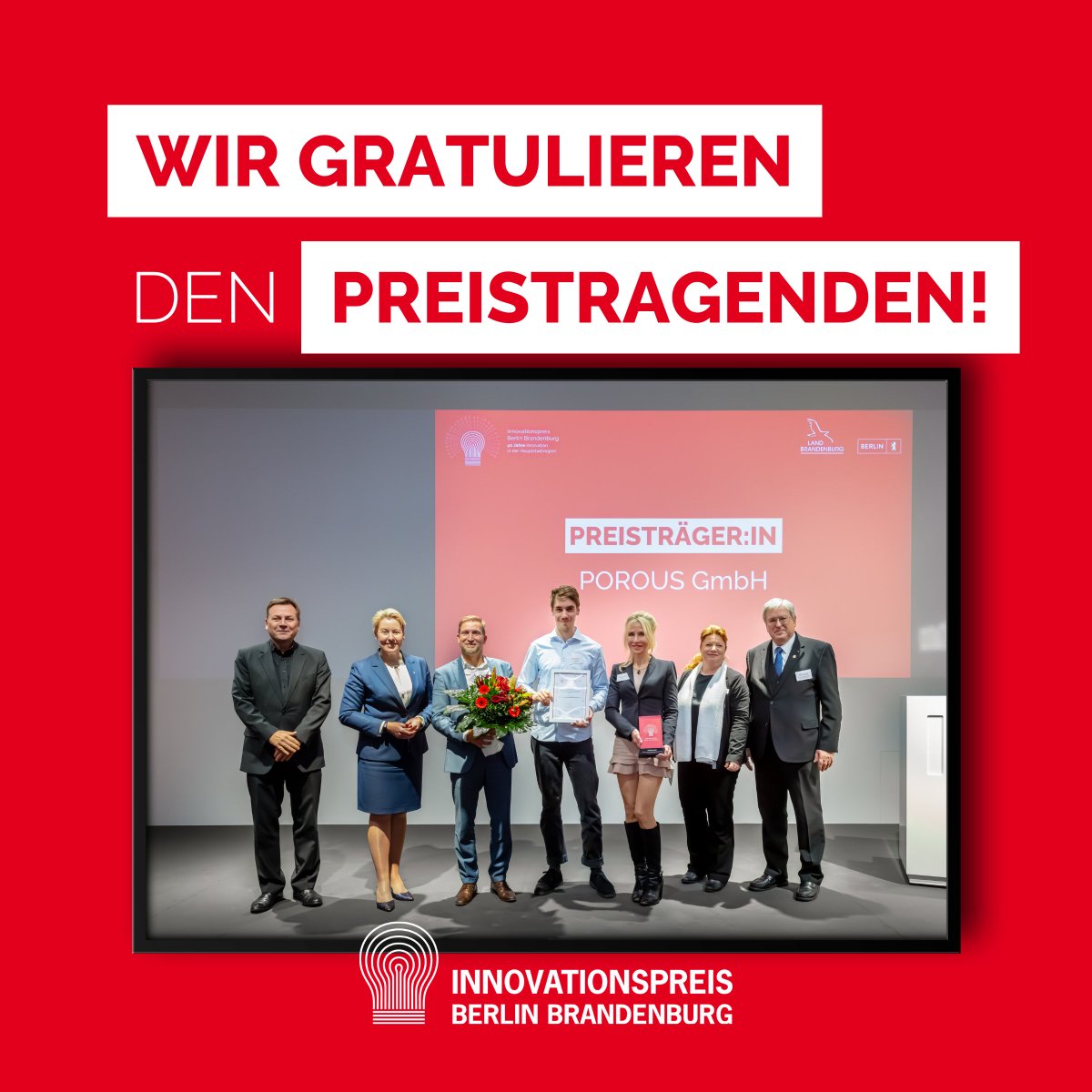 InnoPreis's tweet photo. Mit einem innovativen Ultraschallverfahren will die POROUS GmbH erstmals die Früherkennung von Osteoporose  ermöglichen! Das Beste: Die Diagnostik ist konstengünstig und röntgenstrahlungsfrei. 🙌  Respekt und nochmals Glückwunsch zum Innovationspreis 2023! 🏆

#innopreis https://t.co/eolUAf11rK