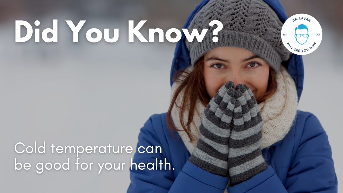 Did you know cold temperature can be good for your health? Well, there's some good news to cheer you up this winter! Research shows that colder temperatures may help reduce allergies and inflammation and help you think more clearly and perform tasks better. #coldweather