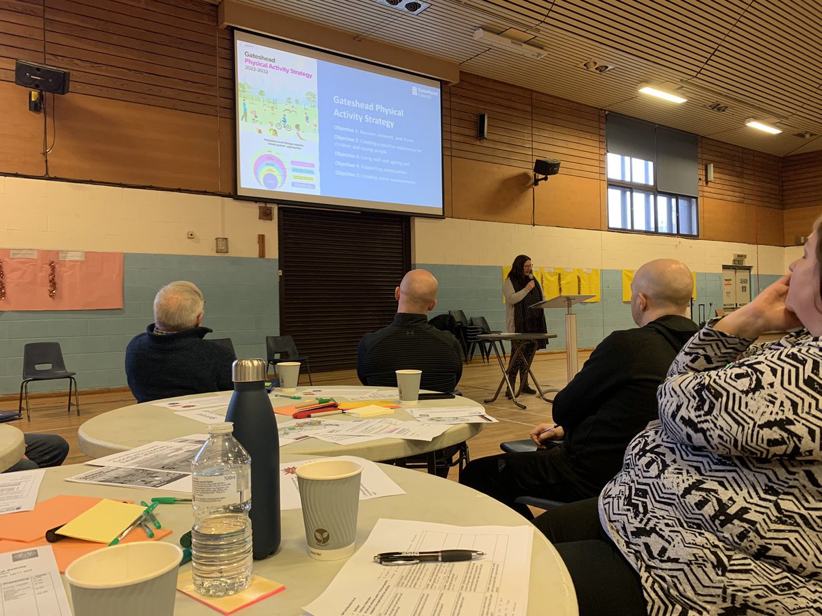 Very productive morning yesterday at the Sector Led Improvement Workshop, focusing on the future of physical activity in Gateshead.

Some great discussions with local organisations around Sport and Recreation, Community Programmes, Active Travel and more.
