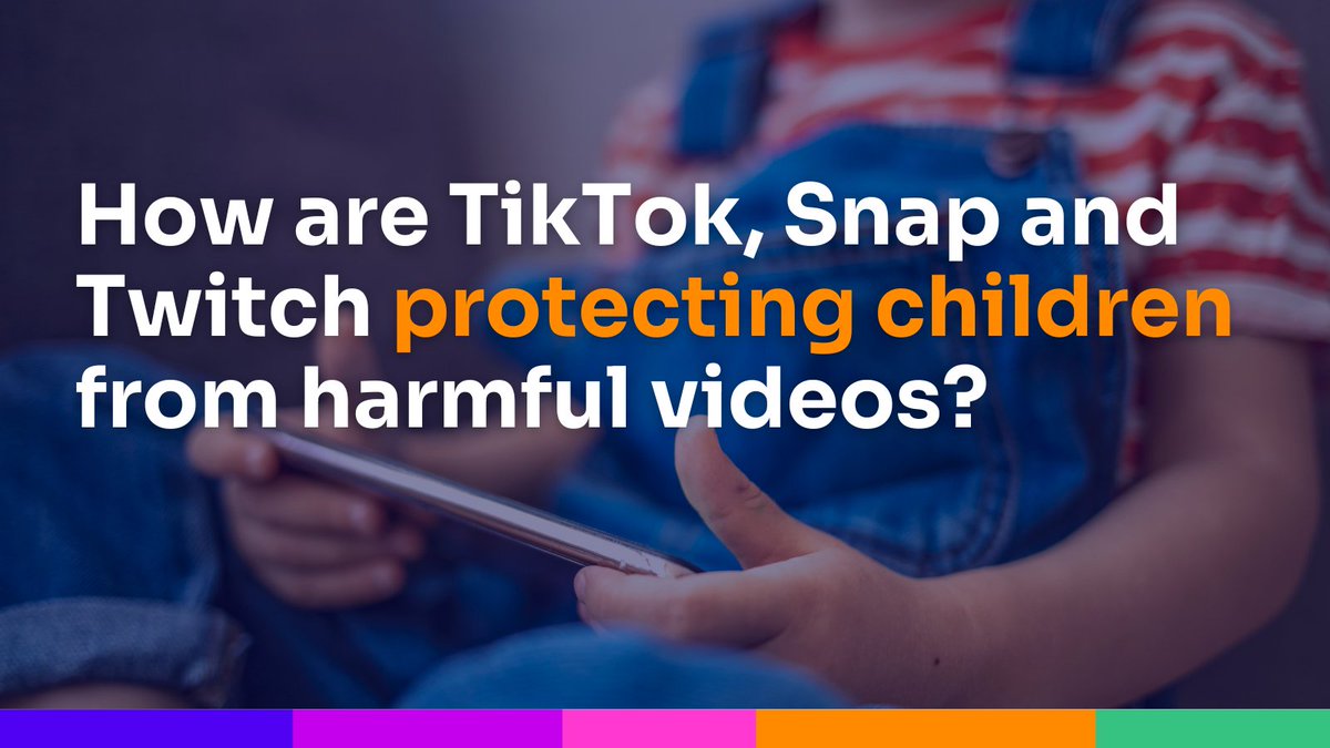 Our new report takes stock of the measures TikTok, Snap and Twitch are taking to protect children from harmful videos, such as: 🚫 How age restrictions are enforced 🏷️ How content is classified & labelled ⚙️ Availability of parental controls Read more ⬇️ ofcom.org.uk/news-centre/20…