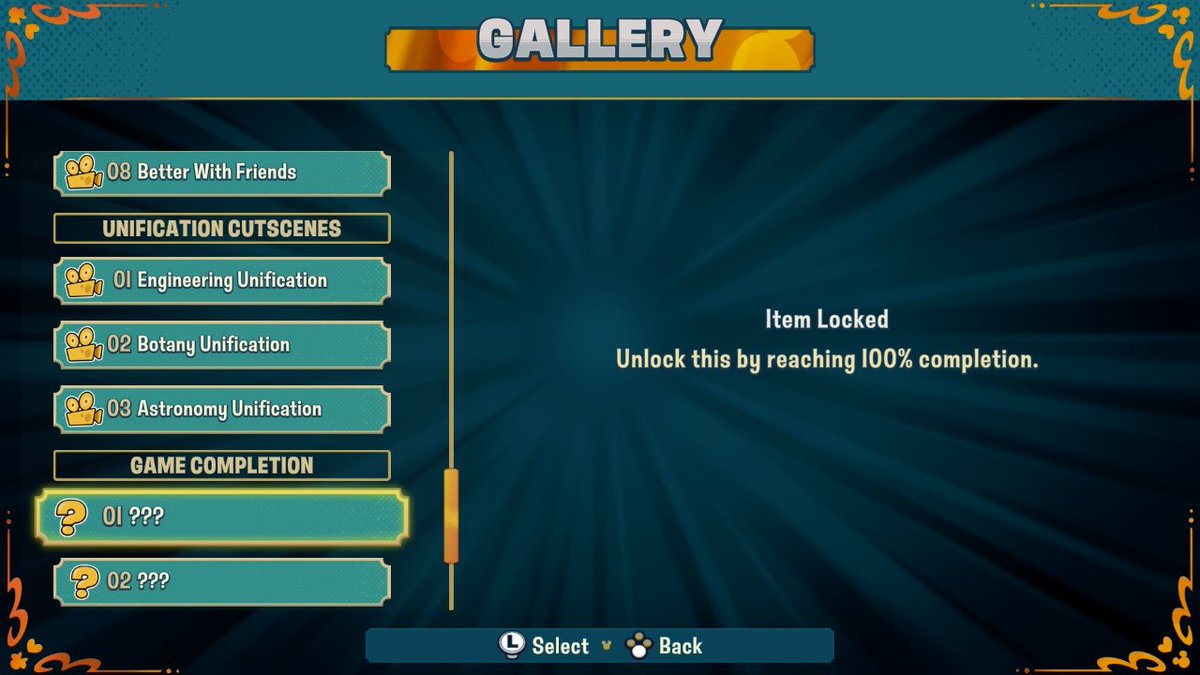 fsLeg's tweet photo. @dlalastudios I've beaten the game on Iron Mouse mode previously, got gold in all new time trials, but two new gallery items tied to game completion are still locked. Am I supposed to beat the game yet again to get them? Or beat dev time in every time trial? https://t.co/gCxQdkySXY