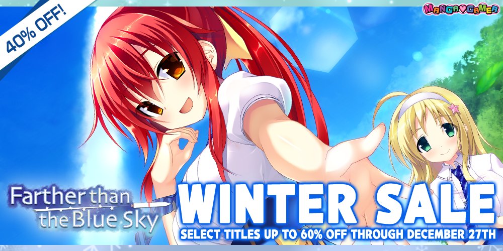 Develop rockets and blast off toward the stratosphere in Farther than the Blue Sky, now 40% off! 🚀mangagamer.com/r18/detail.php…