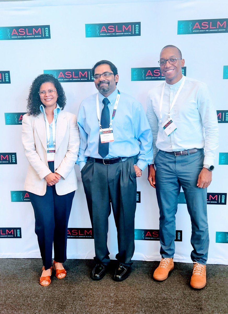 Exciting discussion at #ASLMConference in Cape Town! Great to meet @paimadhu again, alongside the Deputy Director of @instituto_ins Sofia Viegas. Engaging discussions on shaping lab diagnosis for the 21st century—embracing change in healthcare and research. #Innovation #ASLM2023