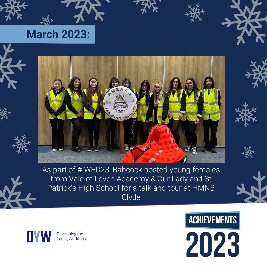 DYWWEST's tweet photo. Here's some more of our #DYWAchievements from this year! 🙌

March was a busy month for us with #ScotAppWeek23 and #IWED23

We had so many brilliant employer events where our local young people could learn all about #apprenticeships

#DYWWest | #DYW https://t.co/YFq0R8Xr1r