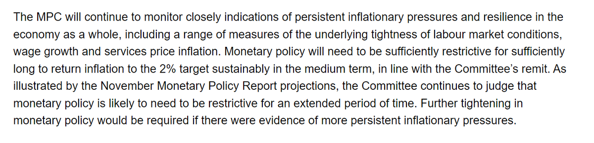 These two passages from the just-released @BankOfEngland statement illustrate how divergent its current policy thinking is relative to the much more dovish #FederalReserve (which, itself, seems to have evolved a lot over the last two weeks.) #economy #UK #econtwitter