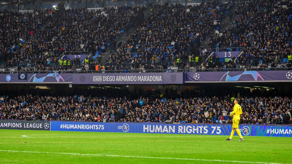 We welcome the support of @UEFA for our #HumanRights75 campaign at this week's #UCL, #UWCL, #UEL & #UECL matches.

In every game, let's ensure sports are a force for inclusion, equity & human dignity. #Act4RightsNow
@SportandRights