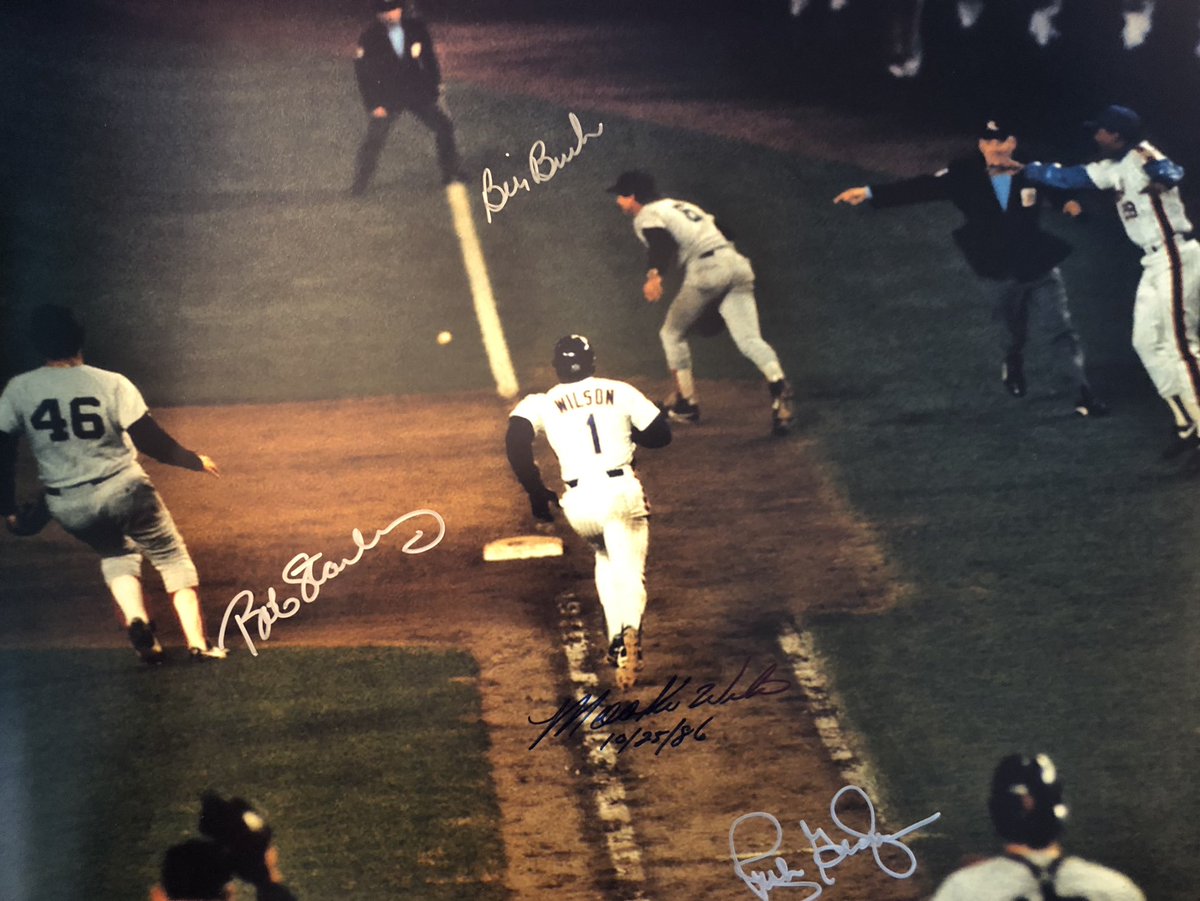 MWalk66's tweet photo. BOTD 74 years was the late Bill Buckner. I was able to get this famous play signed in 2012. Just need to get this framed with the ticket. #ipsuccess https://t.co/Mm6iFzWdjl