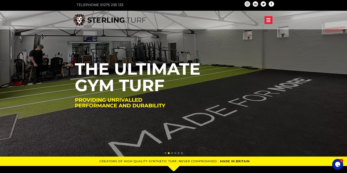 We are delighted to announce that our new Sterling Turf Group website is now LIVE!!  💪💪

Please click on the link below  to the website to find out more on our different turf range - 😍

lnkd.in/e42KqJiZ