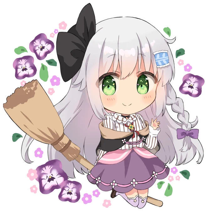 これは冬コミでアクリルキーホルダーになるアシーミちゃんとゆのちゃん(セット売りします)