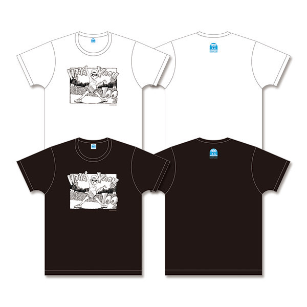 yaon100th's tweet photo. 日比谷 #野音100周年 記念 ×  #浦沢直樹 コラボTシャツ登場！
漫画家の浦沢直樹先生がイラストを描き下ろした音楽愛いっぱいの豪華コラボTシャツ。ボディはホワイト、ブラックの全2種類。記念事業公式サイトでしか手に入らない貴重な公式グッズです！
※画像はイメージ
https://t.co/xECgNDewRE

#野音 https://t.co/PsMPCrG9zq