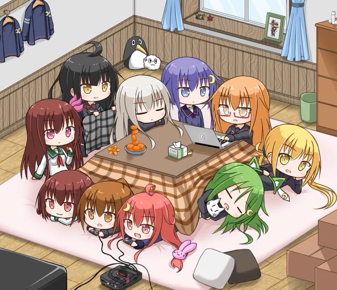 コタツの季節にゃし