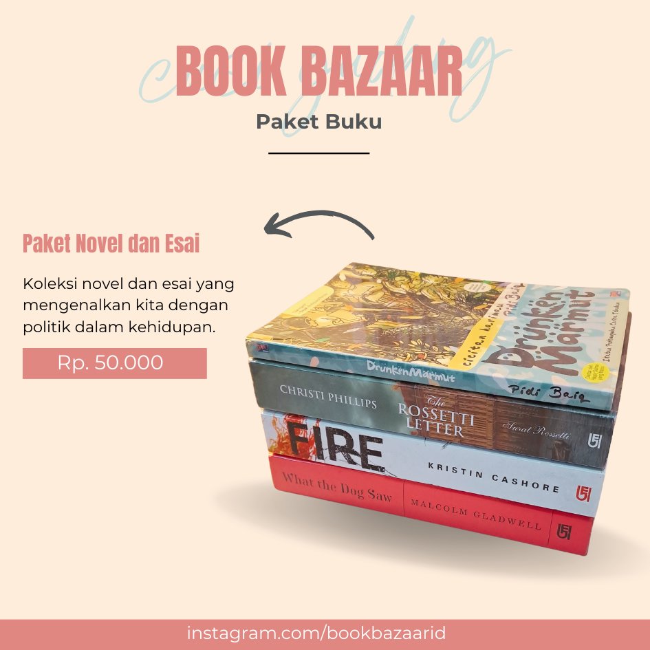 bookbazaarid's tweet photo. Preloved buku

Cuci Gudang Book Bazaar

✅️ harga set
✅️ harga sudah incl all
✅️ kargo min 3kg (kebijakan 🍊)

Tag wts want to sell bahasa inggris novel referensi romance kajian budaya feminisme psikologi self development bisnis kuliah murce murah #zonajajan
#zonauang️ https://t.co/IpktbLuEkB