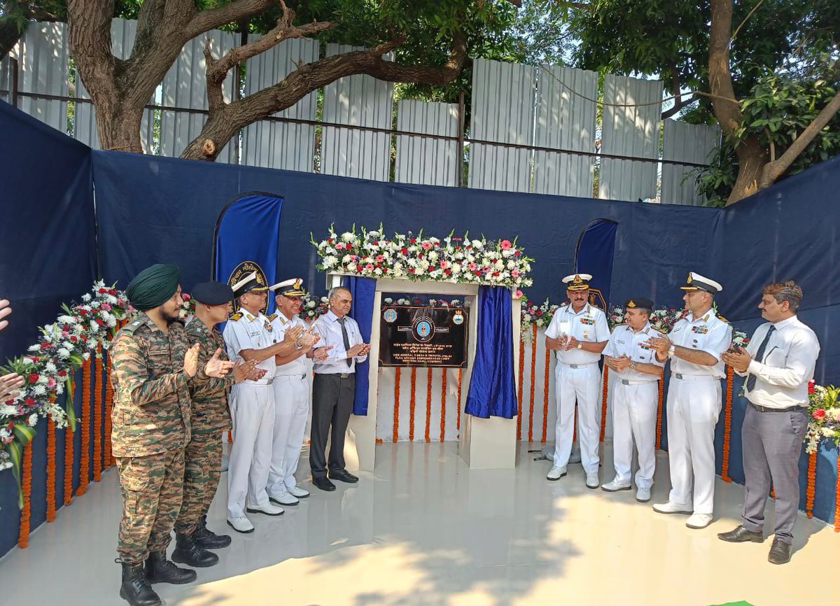 Military Engineer Services to construct the tallest married accommodation project (G+62) building at Colaba, Mumbai. Vice Admiral Dinesh K Tripathi, AVSM, NM FOC-in-C Western Naval Command laid the foundation stone on 14 Dec 2023. (1/2)